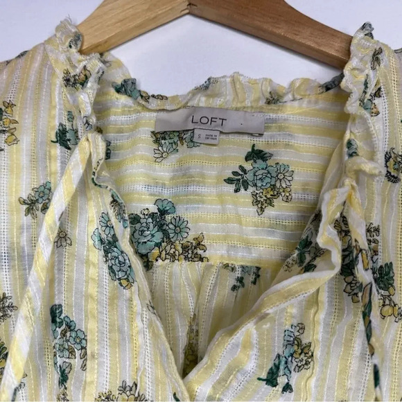 Pre-owned, Ann Taylor Loft women's blouse, size S Beautiful EUC 100% cotton - Picture 9 of 11